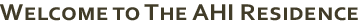 Discover AHI Residence